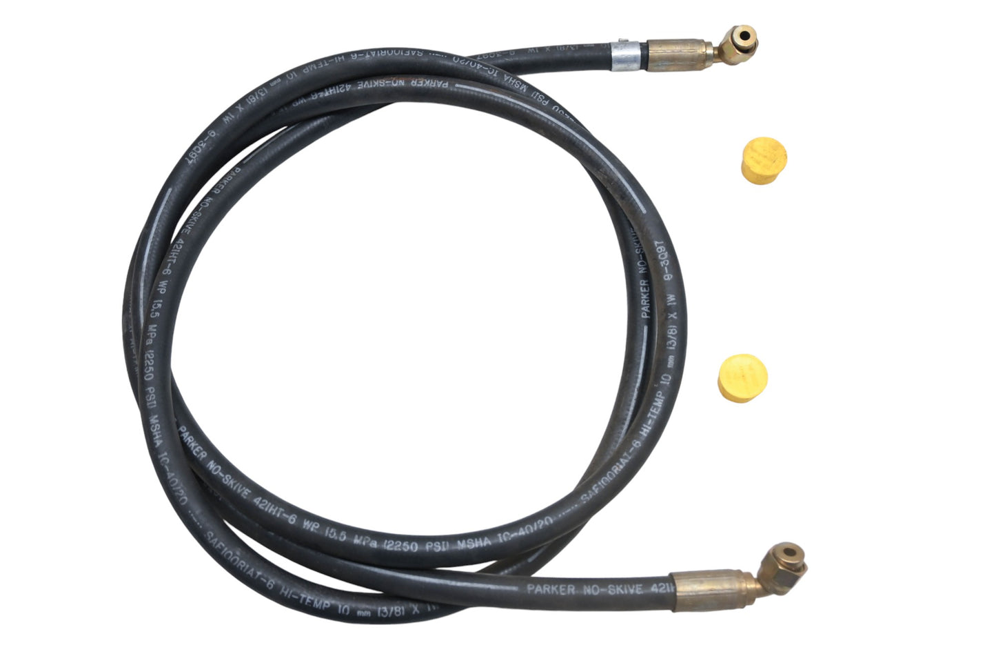 Parker 421HT-6 No-Skive 113" x 3/8" Hydraulic Hose NOS