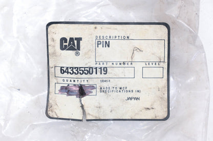Caterpillar 6433550119, 64335-50119 Holdown Pins Qty 2 NOS
