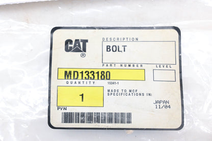 Caterpillar MD133180 Alternator Hex Bolt NOS