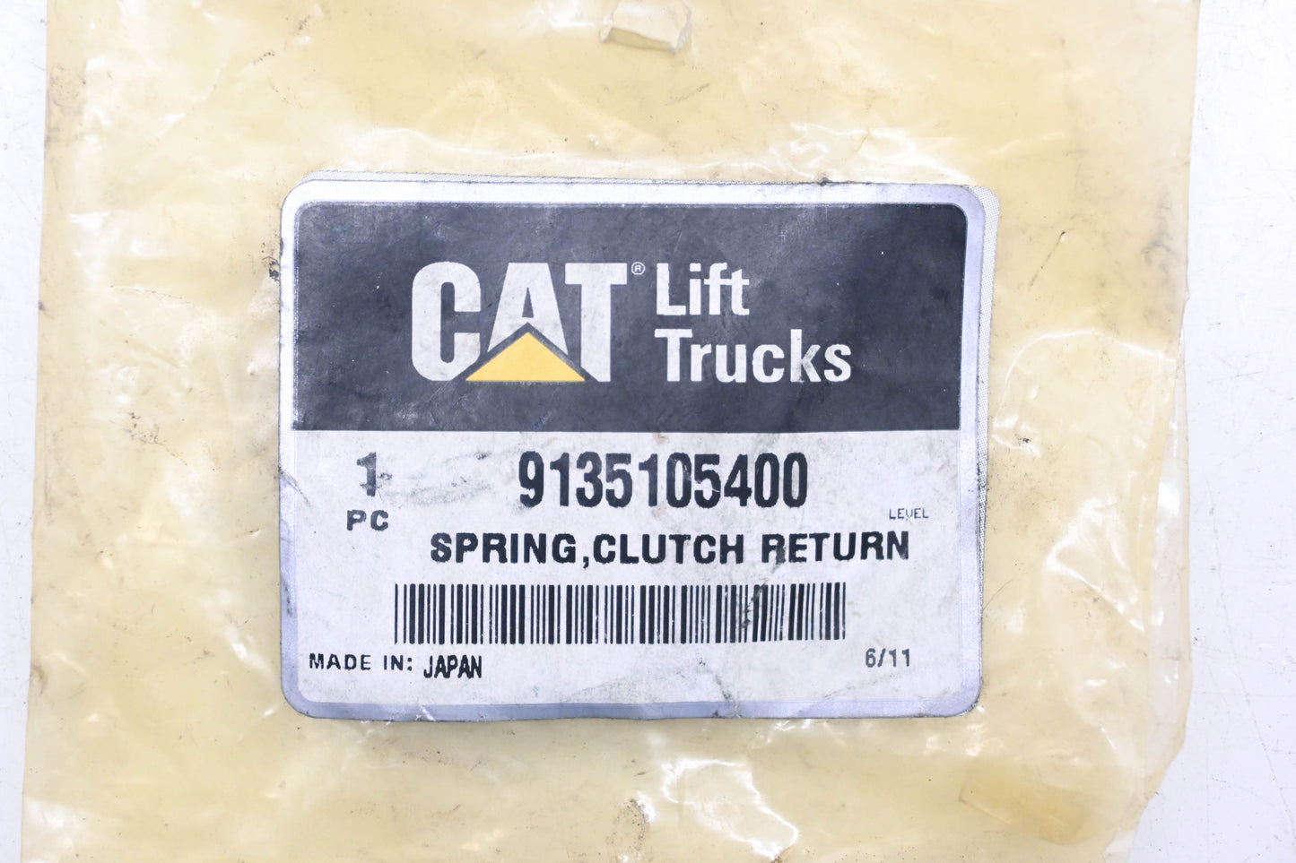 Caterpillar 9135105400, 91351-05400 Clutch Return Spring NOS