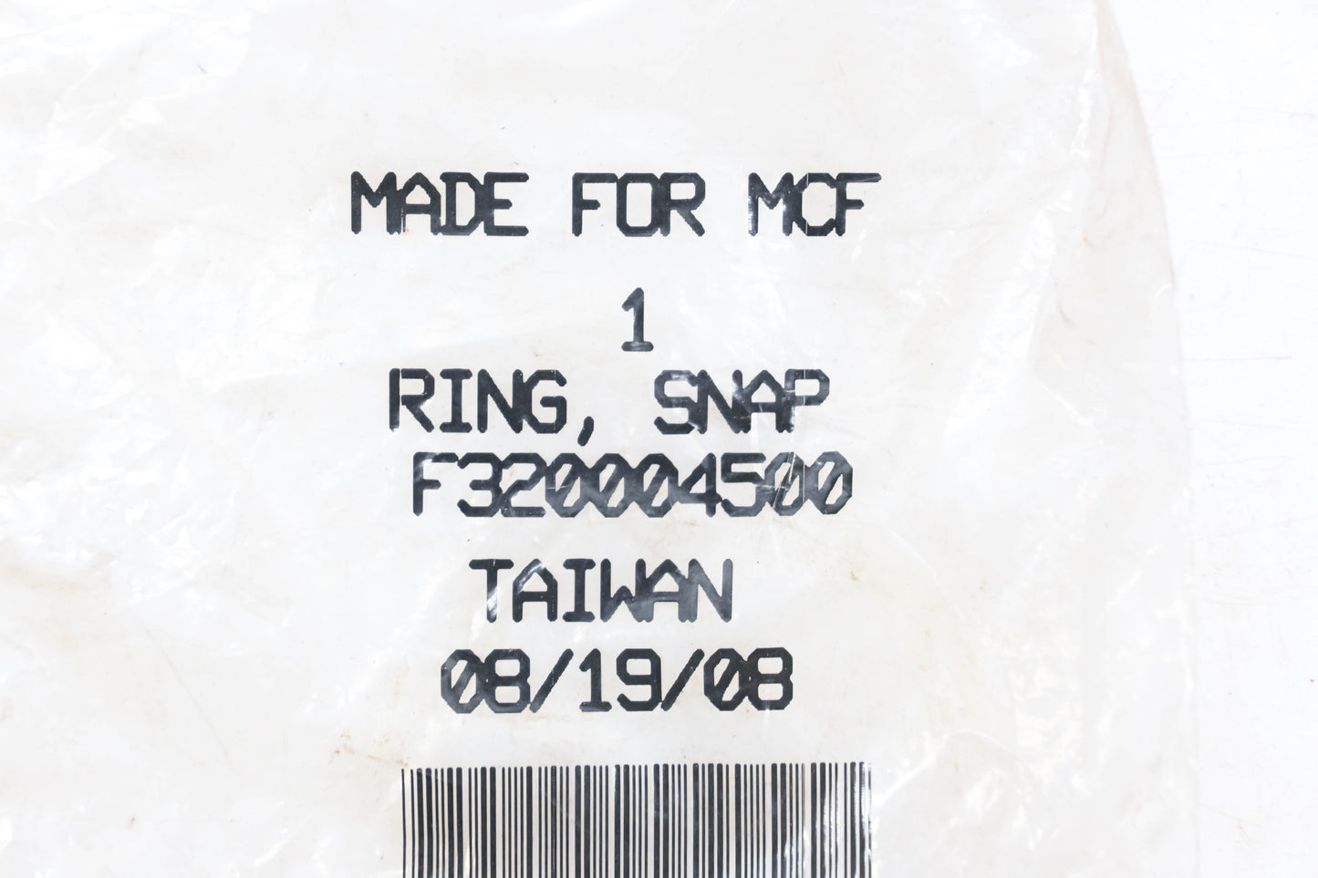 Mitsubishi F320004500 Snap Ring NOS