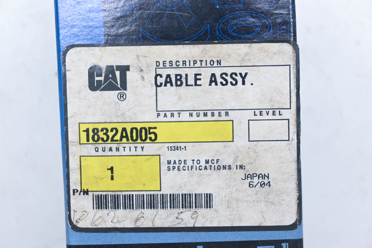 Caterpillar 1832A005 Distributor Cable Assembly NOS