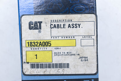 Caterpillar 1832A005 Distributor Cable Assembly NOS