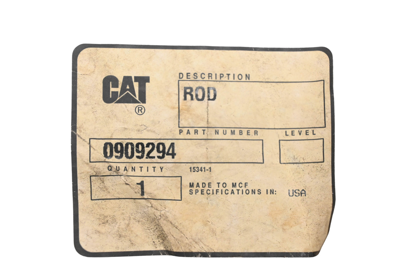 Caterpillar 0909294, 090-9294 Rod NOS