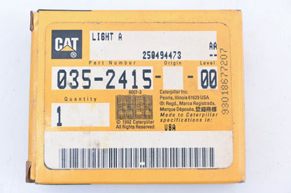 Caterpillar 352415, 0352415, 035-2415 Indicator Light NOS