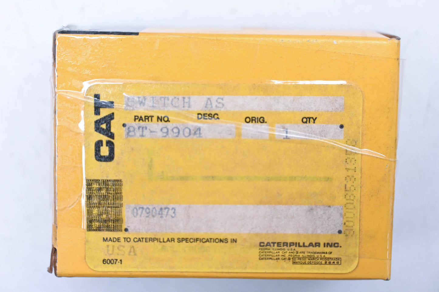 Caterpillar 8T9904, 8T-9904 Temperature Switch NOS