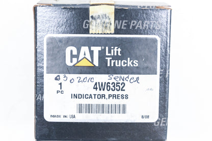 Caterpillar 4W6352, 4W-6352, 06886-30 Datcon Pressure Indicator 12v Gauge Kit NOS