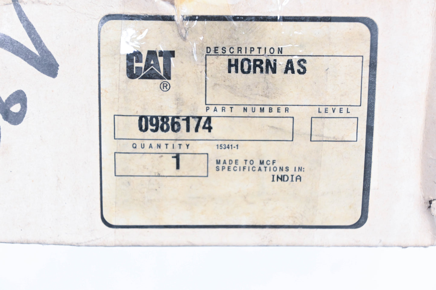 Caterpillar 986174, 0986174, 098-6174 36v-48v 110db Horn Assembly NOS