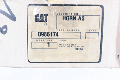 Caterpillar 986174, 0986174, 098-6174 36v-48v 110db Horn Assembly NOS