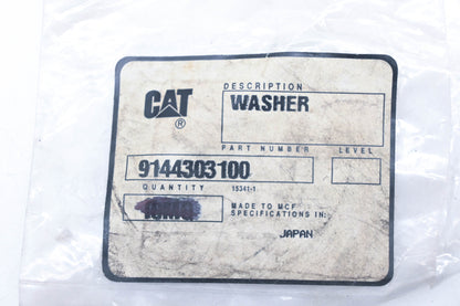 Caterpillar 9144303100, 91443-03100 Washer NOS