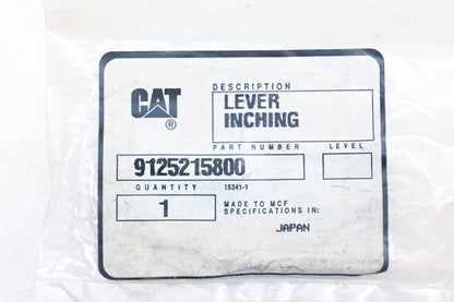 Caterpillar 9125215800, 91252-15800 Inching Lever NOS