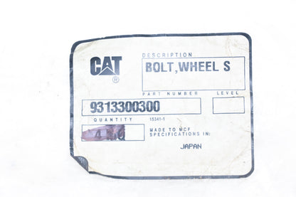 Caterpillar 9313300300, 93133-00300 Wheel Stud Bolt NOS