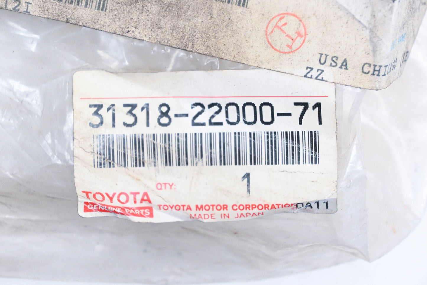 New OEM Toyota 31318-22000-71 Forklift Pedal Pad NOS
