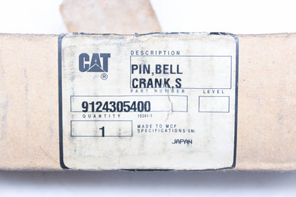 Caterpillar 9124305400, 91243-05400 Bell Crank Shaft Pin NOS