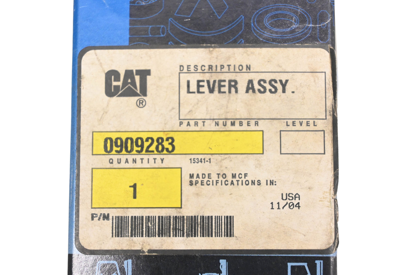 Caterpillar 0909283, 090-9283 Lever NOS