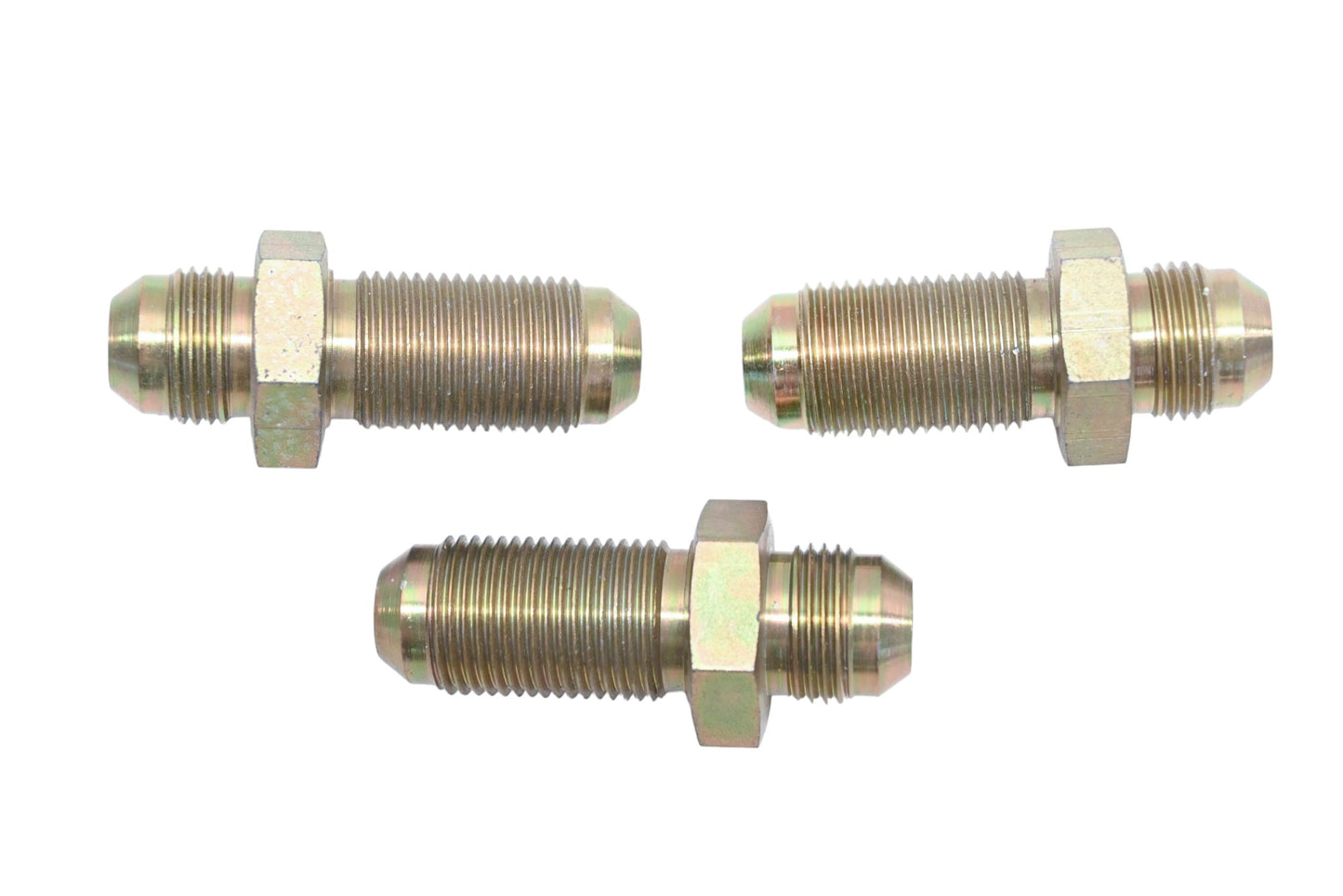 Aftermarket HY013-42 3/4-16 Male/Male Hydraulic Fittings Qty 3 NOS