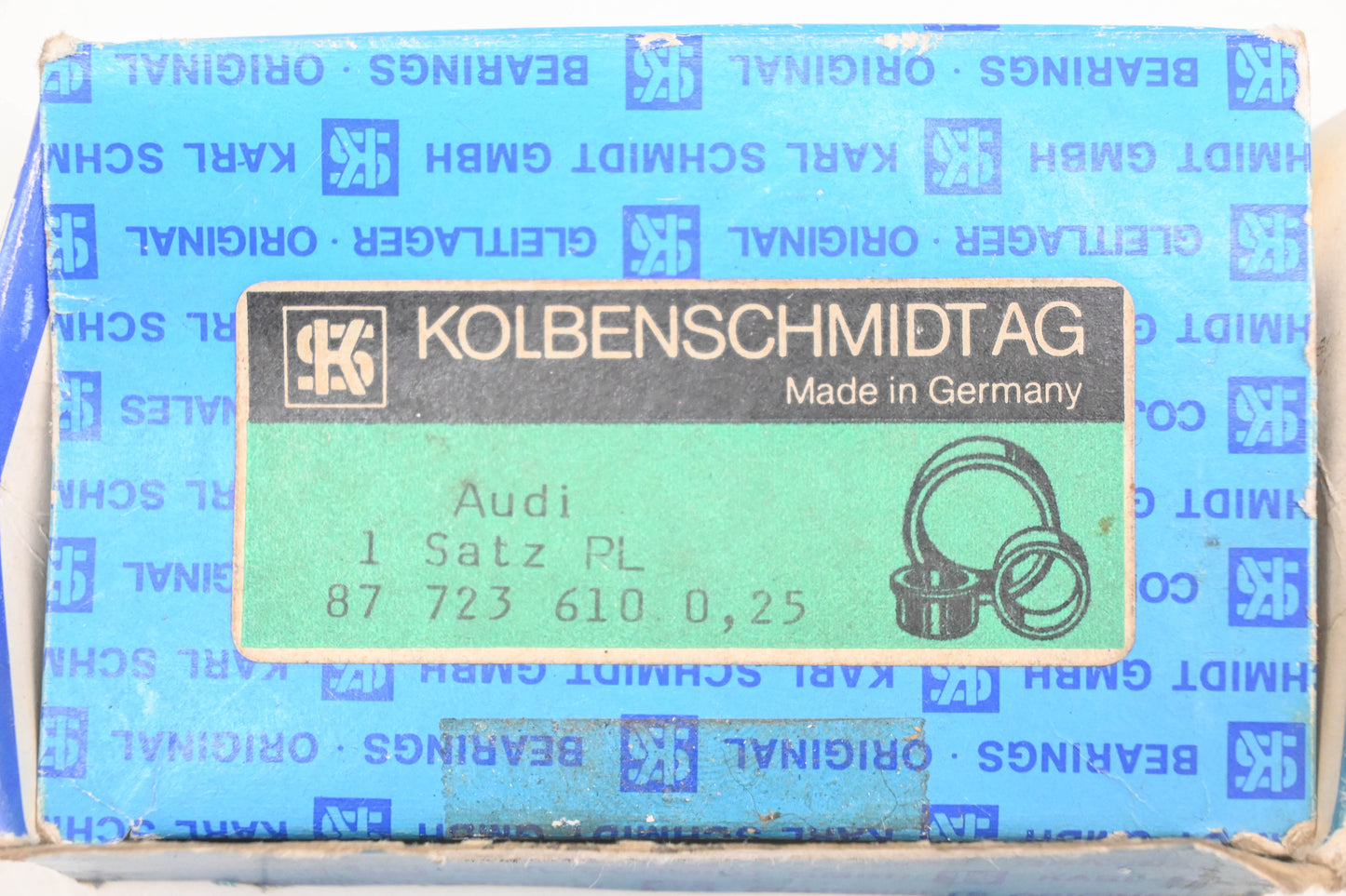 Kolbenschmidt 877236100,25, 87 723 610 0 Bearing Kit NOS