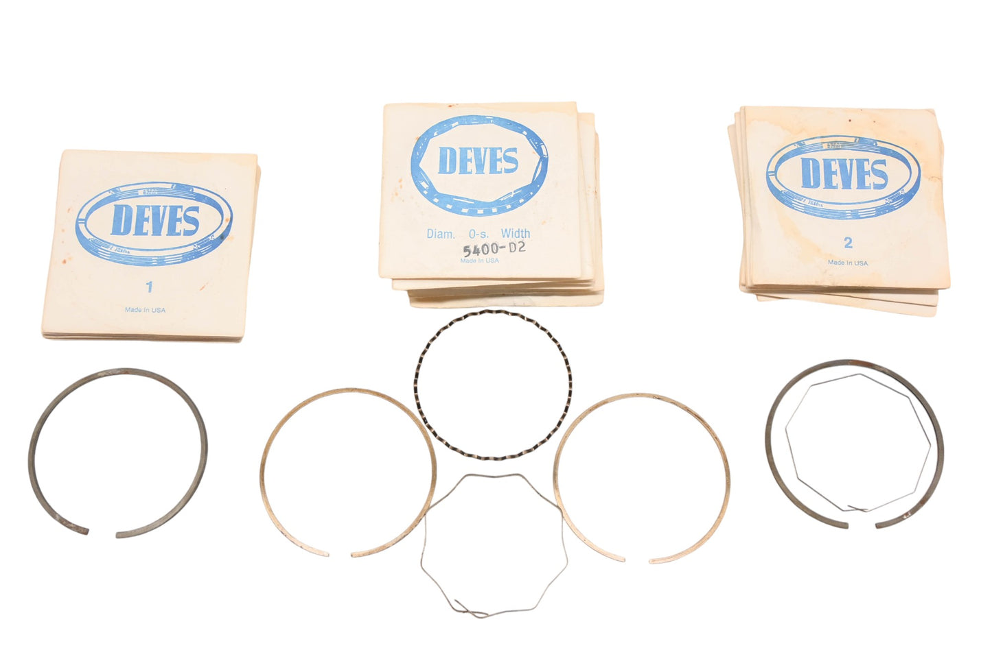 Deves 2163 Piston Ring Kit NOS