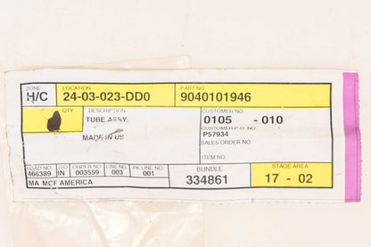 Caterpillar 9040101946, 90401-01946 Tube Assembly NOS