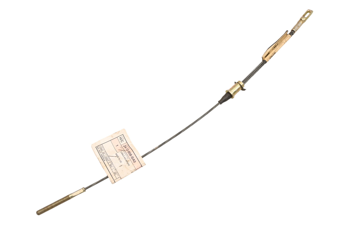 Caterpillar 6T6446, 6T-6446 Brake Cable Assembly NOS