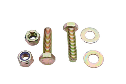 Aftermarket IH001-19 5/16-18 x 1.25" Grade 5 Hex Cap Bolt Washer & Nylon Nuts Qty 2 NOS