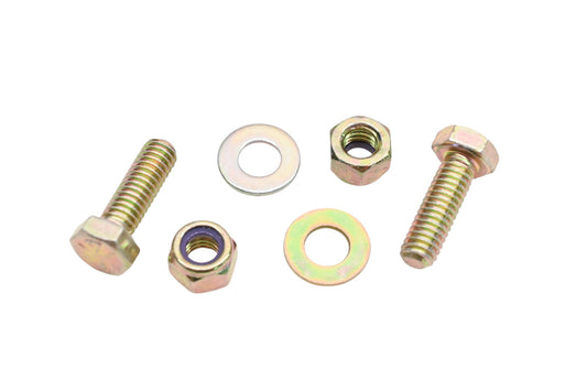 Aftermarket IH001-23 5/16-18 x 1" Grade 5 Hex Cap Bolt Washer & Nylon Nuts Qty 2 NOS