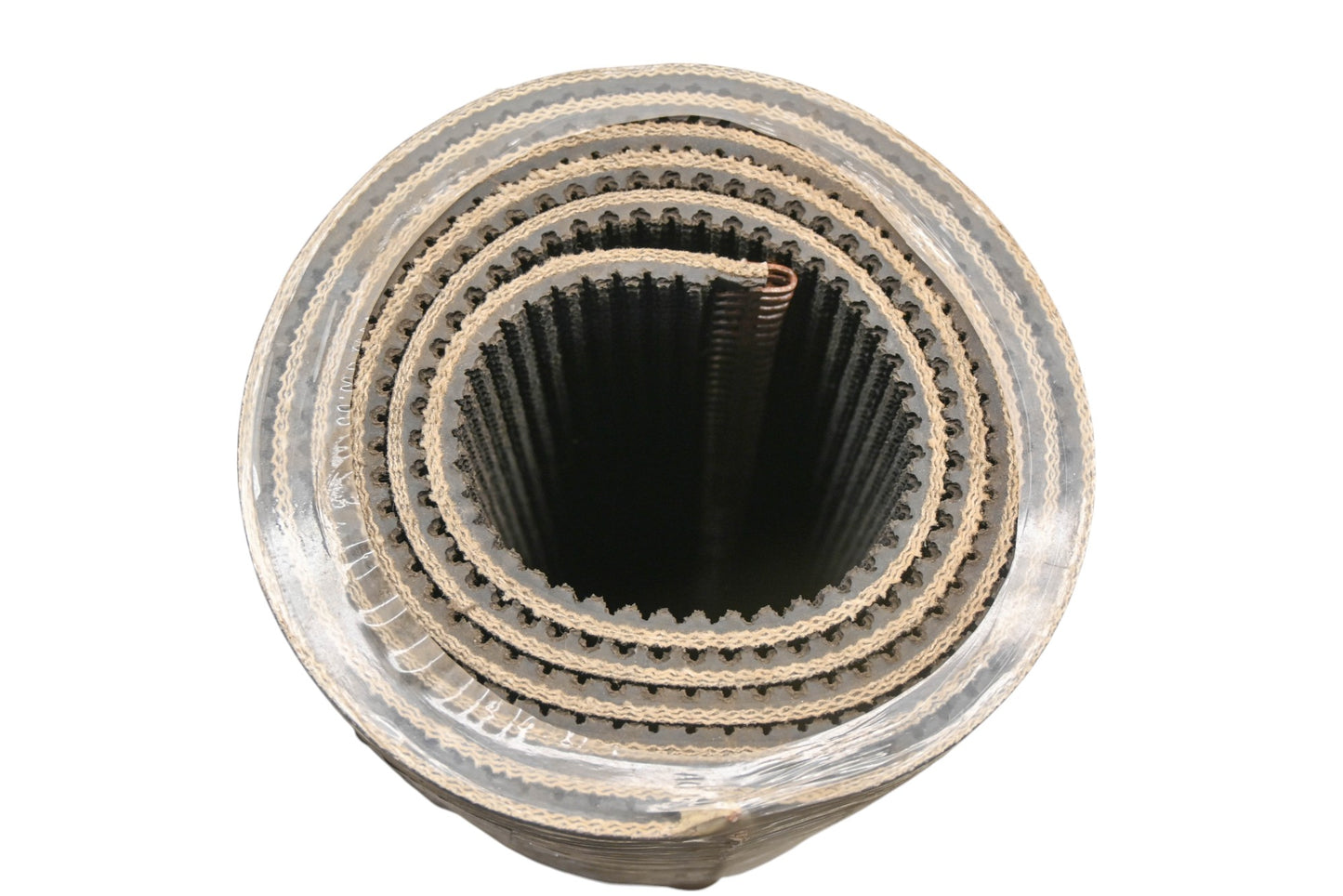 Shuster 768825 8' x 18" 3-Ply Rubber Conveyor Belt NOS