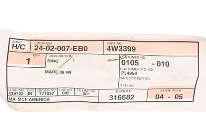 Caterpillar 4W3399, 4W-3399 Ring NOS