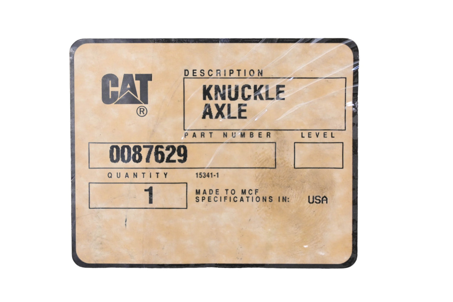 Caterpillar 0087629 Steering Axle Knuckle NOS