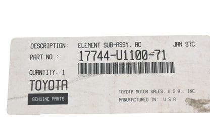 New OEM Toyota 17744-U1100-71 Air Filter NOS