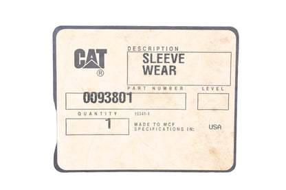 Caterpillar 0093801 Wear Sleeve NOS