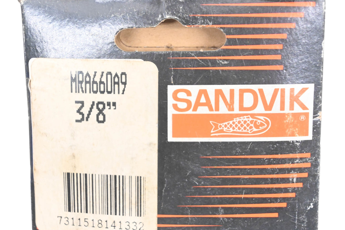 Sandvik MRA660A9, MRA-660-J10 Chainsaw 3/8" Nose Sprocket Tip NOS