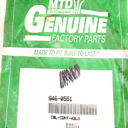 MTD 946-0551 Control Cable NOS