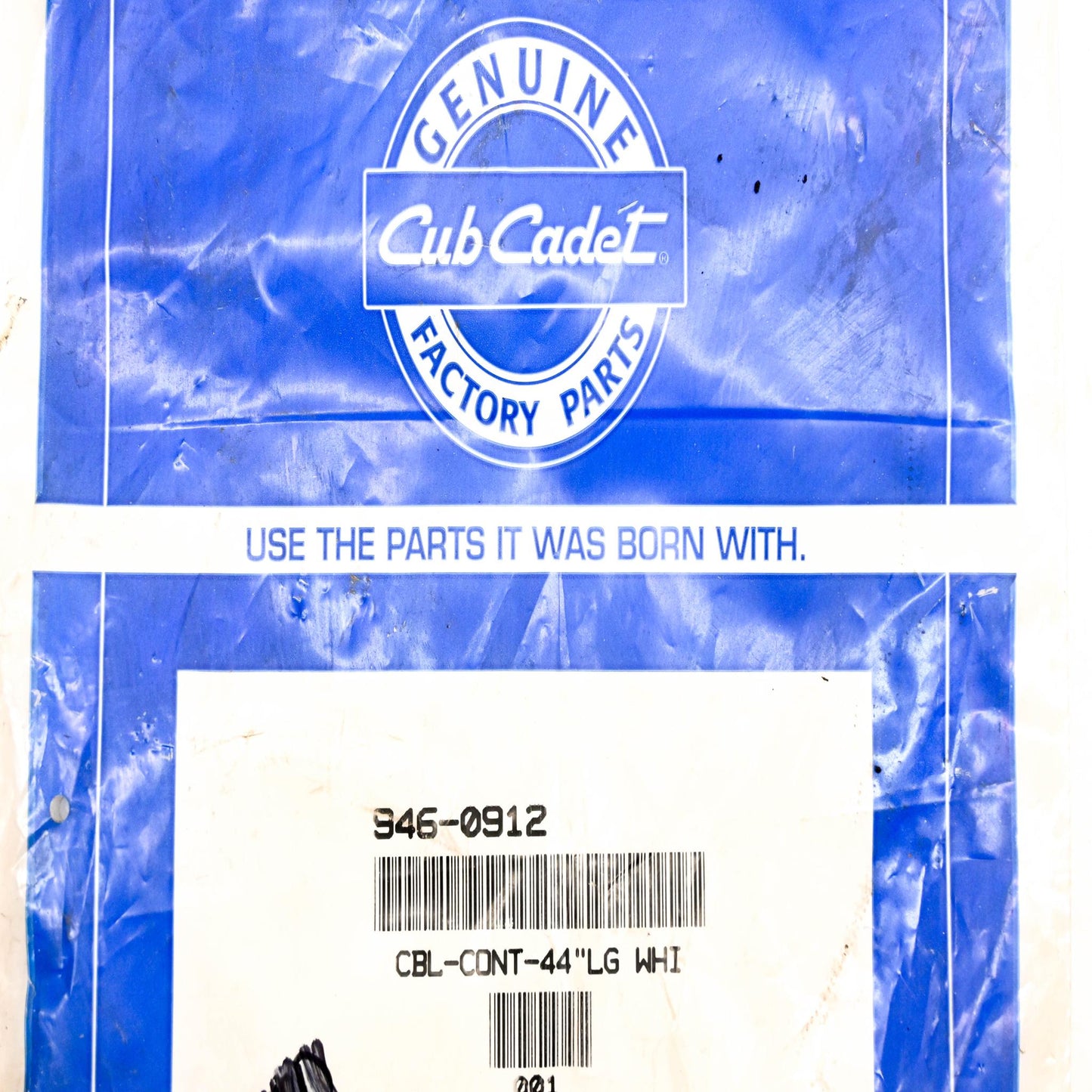 Cub Cadet 946-0912 Control Cable NOS