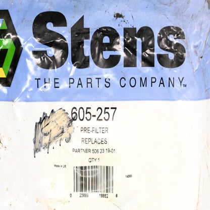 Stens 605-257, 506 23 19-01 Air Pre Filter NOS