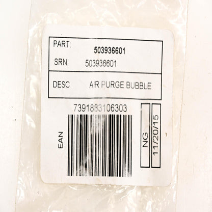 New OEM Husqvarna 503936601, 503 93 66-01 Primer Air Purge NOS