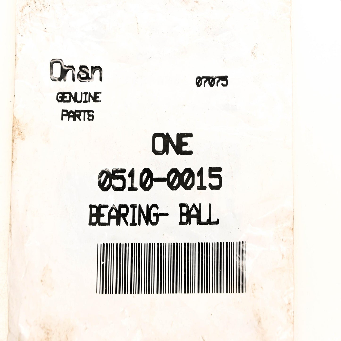 Onan 0510-0015, 510-0015 Bearing Ball NOS