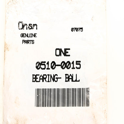 Onan 0510-0015, 510-0015 Bearing Ball NOS