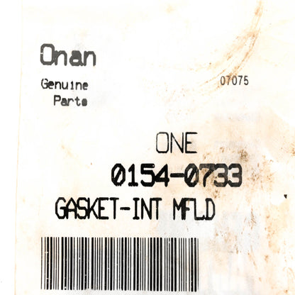 Onan 0154-0733 Intake Manifold Gasket NOS