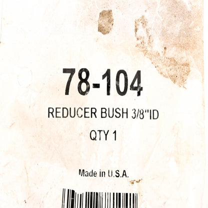 Oregon 78-104 Reducer Bushing 3/8"ID NOS