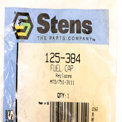 Stens 125-384, 751-3111 Fuel Cap NOS