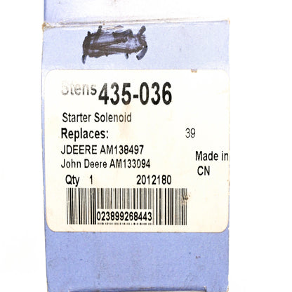 Stens 435-036, AM138497, 764-1211-210 Trombetta Starter Solenoid NOS