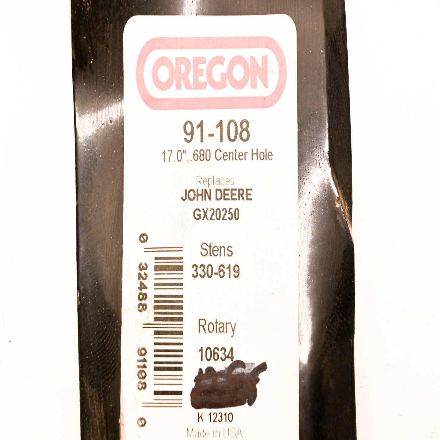 Oregon 91-108, GX20250, 330-619 17" Lawnmower Blade NOS
