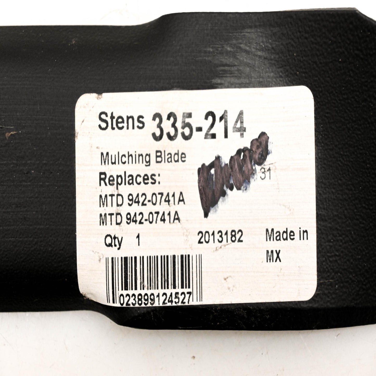 Stens 335-214, 942-0741A 21" Lawnmower Blade NOS