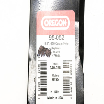 Oregon 95-052, 176084, 340-038 15.5" Lawnmower Blade NOS