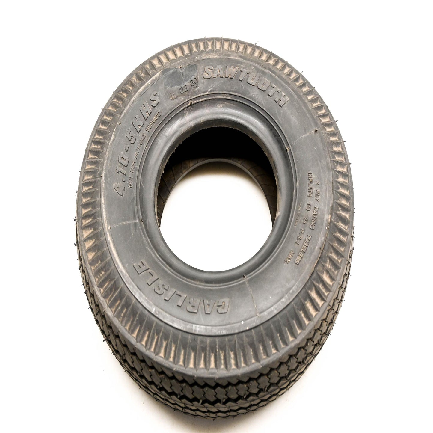 Carlisle WH031-19 4.10-5NHS Sawtooth Tubeless Tire NOS