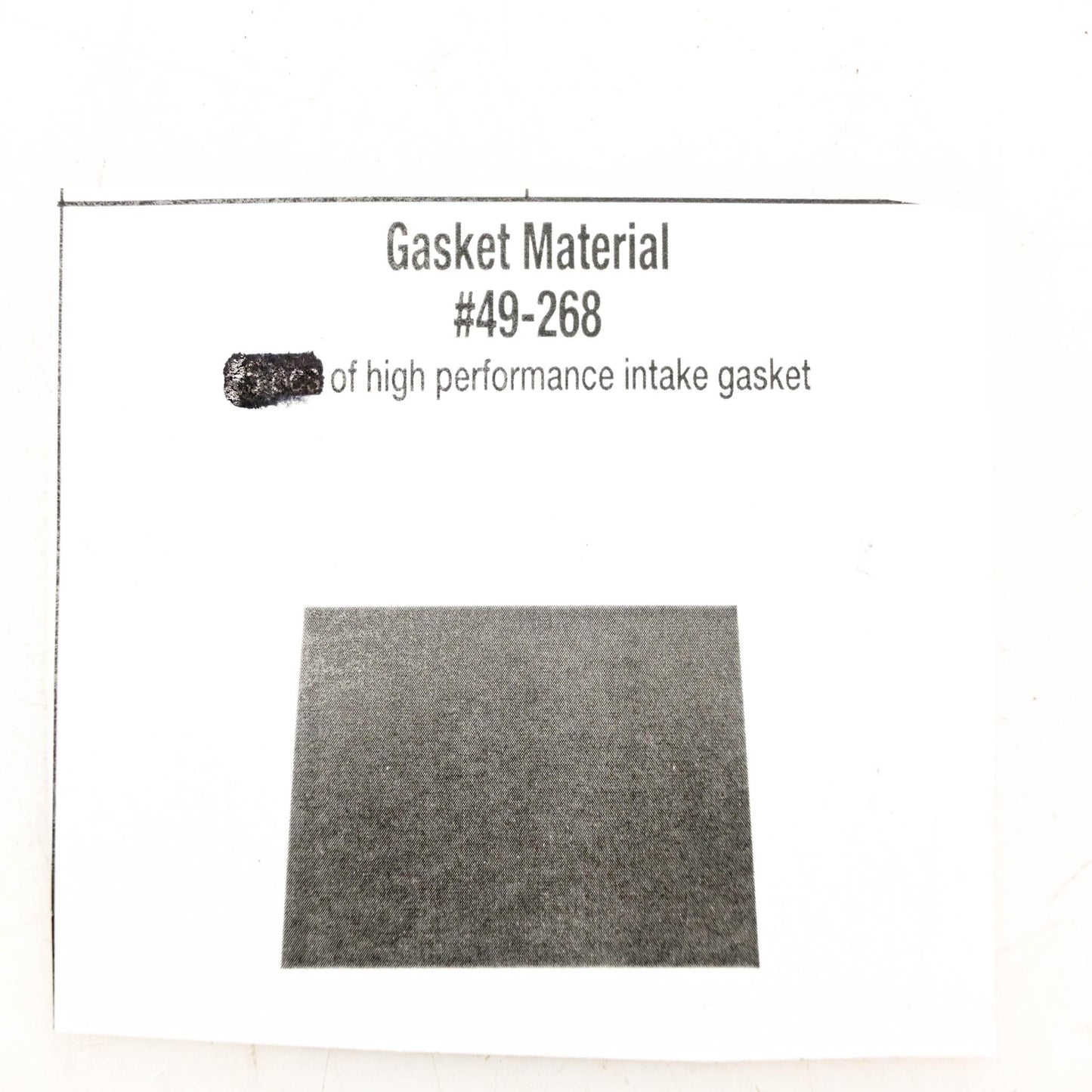 Oregon 49-268 Gasket Material NOS