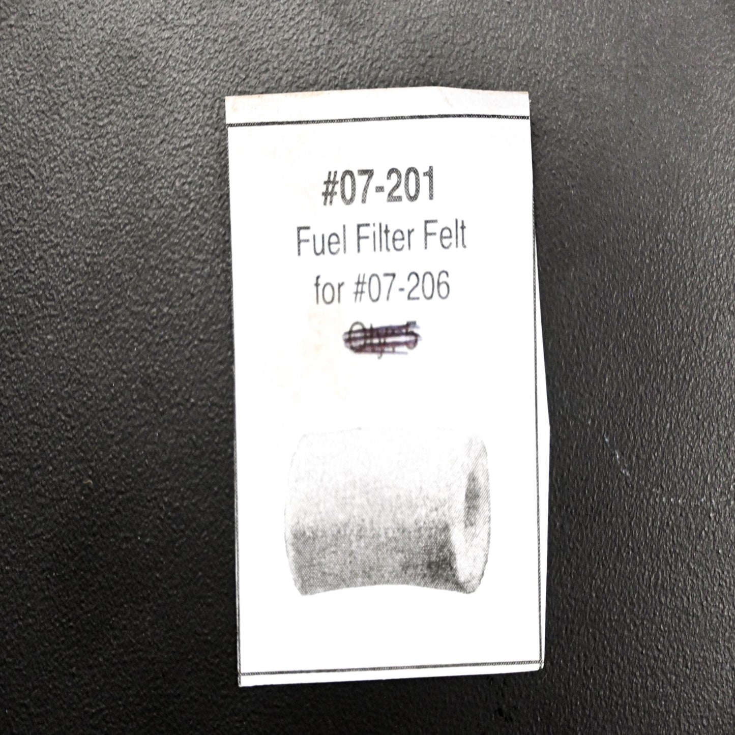 Oregon 07-201 Fuel Filter Felt Pads Qty 3 NOS