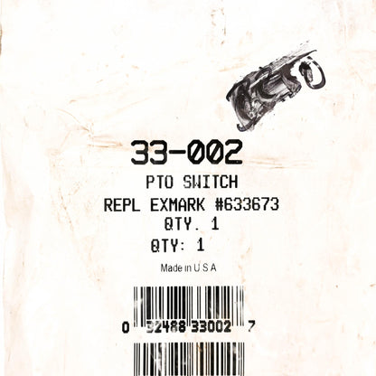 Oregon 33-002, 633673 PTO Switch NOS