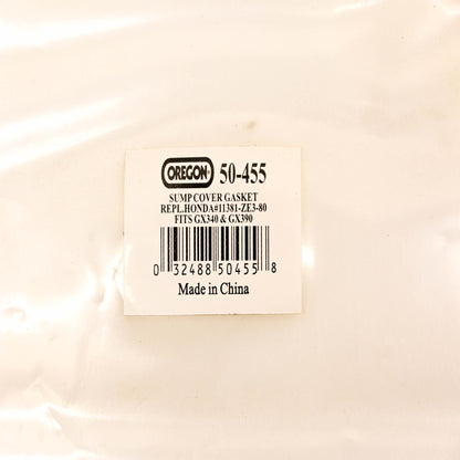 Oregon 50-455, 11381-ZE3-80 Sump Pump Cover Gasket NOS